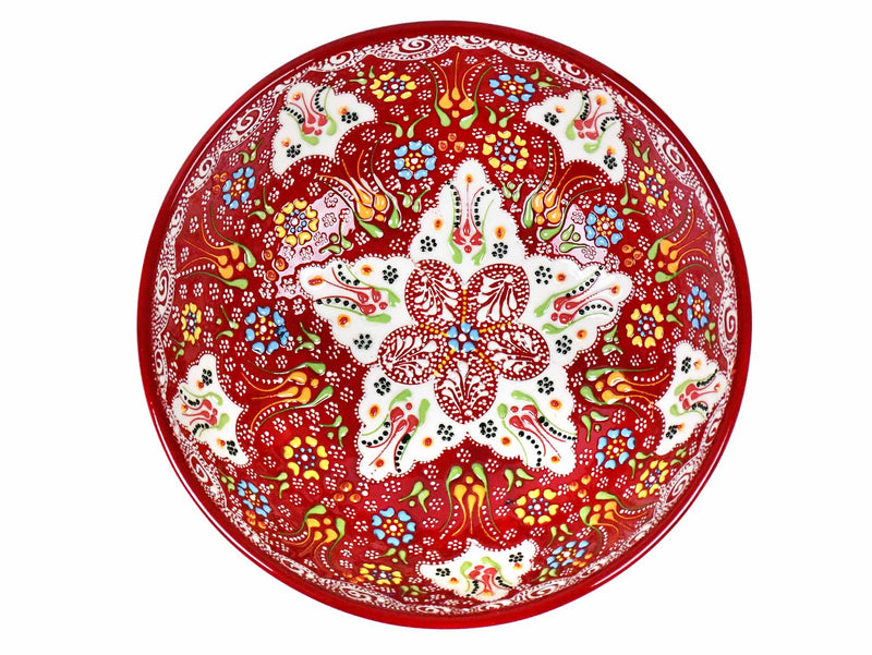 20 cm Turkish Bowls Dantel Red Ceramic Sydney Grand Bazaar 6 