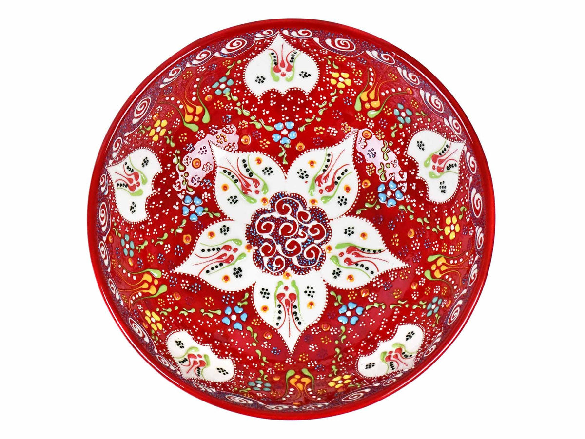 20 cm Turkish Bowls Dantel Red Ceramic Sydney Grand Bazaar 9 
