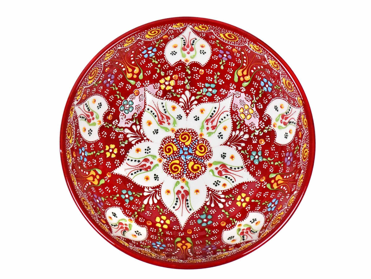 20 cm Turkish Bowls Dantel Red Ceramic Sydney Grand Bazaar 8 