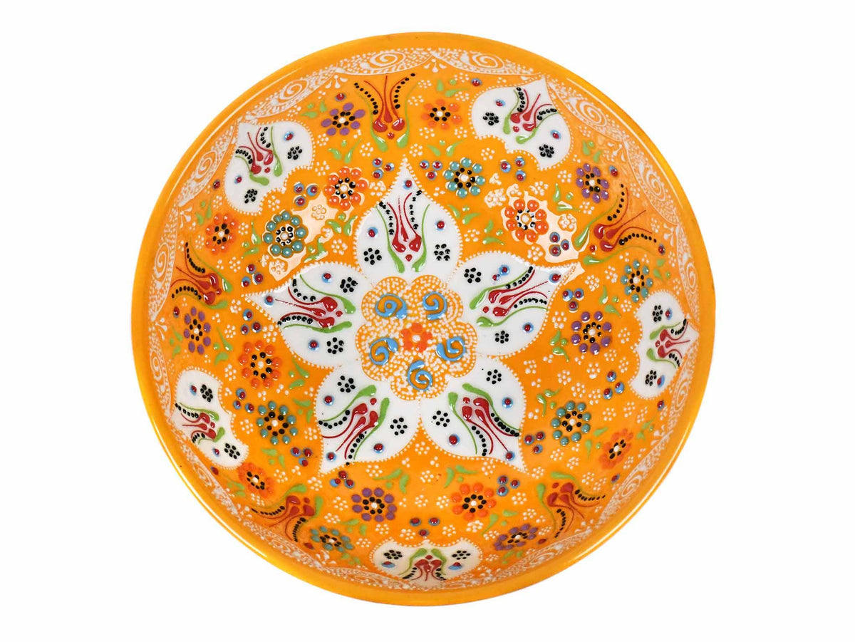 20 cm Turkish Bowls Dantel Yellow Ceramic Sydney Grand Bazaar 2 