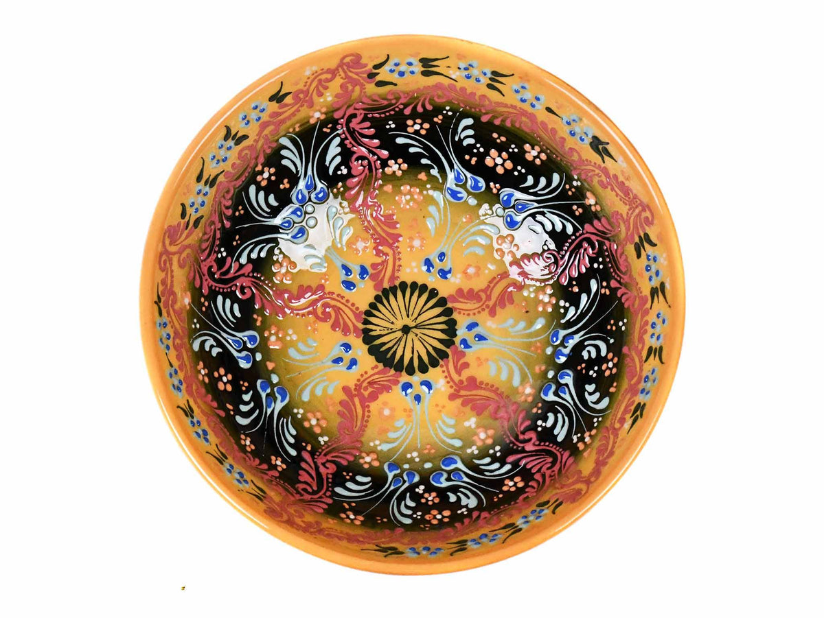 20 cm Turkish Bowls Dantel Yellow Ceramic Sydney Grand Bazaar 6 