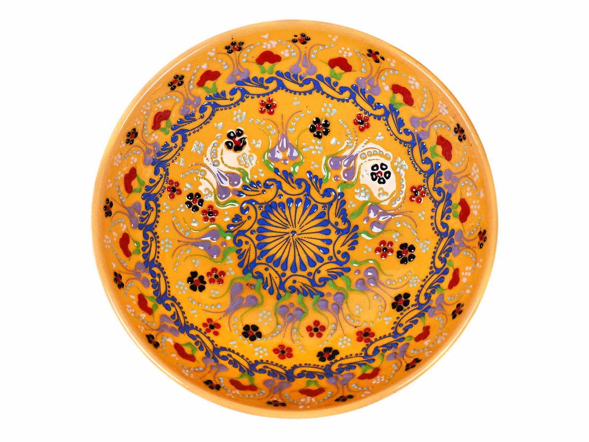 20 cm Turkish Bowls Dantel Yellow Ceramic Sydney Grand Bazaar 5 