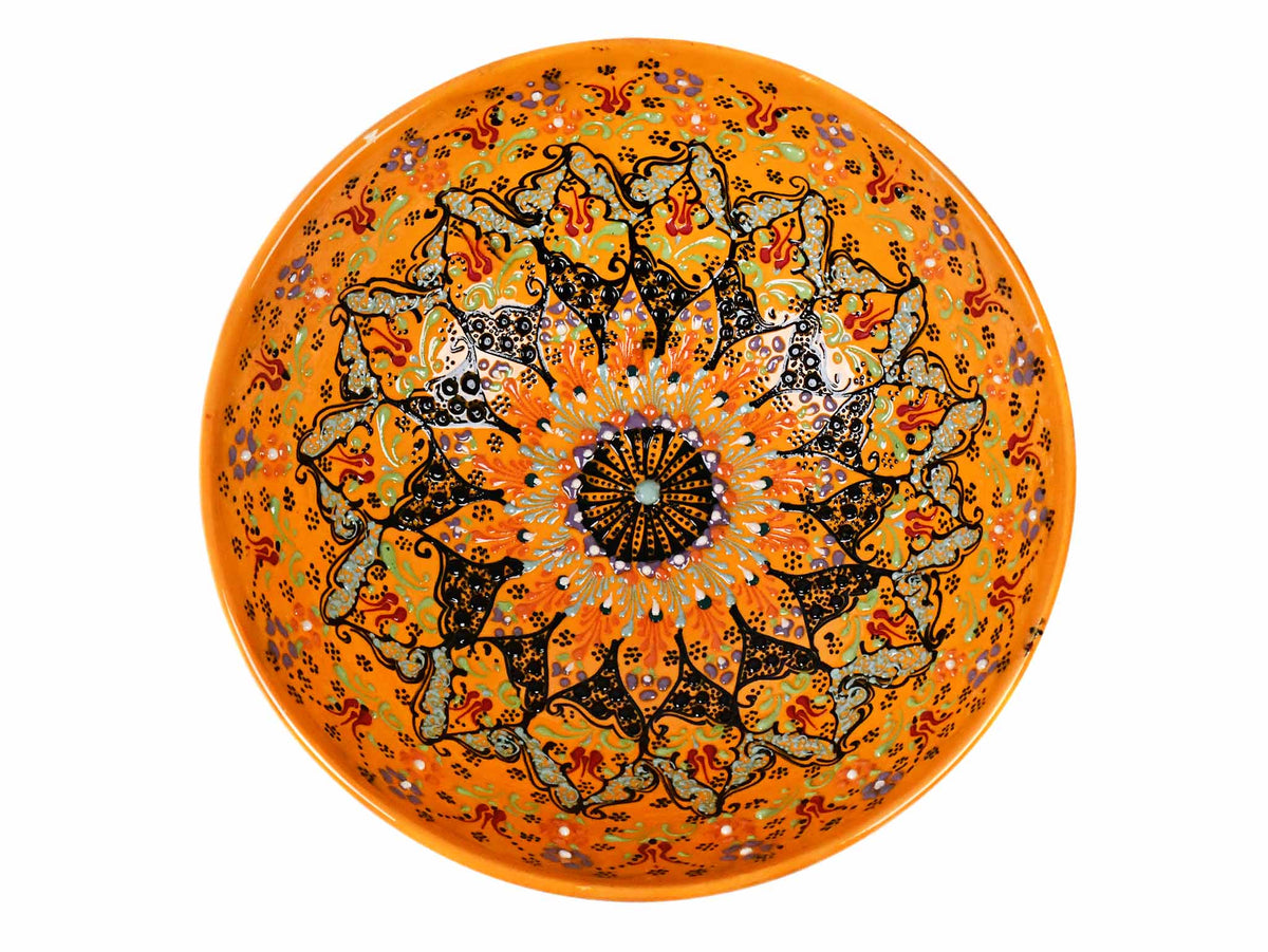 20 cm Turkish Bowls Dantel Yellow Ceramic Sydney Grand Bazaar 8 