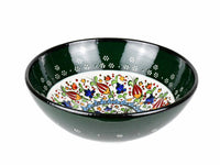 20 cm Turkish Bowls Millennium Collection Green Ceramic Sydney Grand Bazaar 