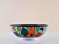 20 cm Turkish Bowls Ottoman Miniature Light Green Design 3 Ceramic Sydney Grand Bazaar 
