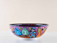 20 cm Turkish Bowls Ottoman Miniature Purple Design 1 Ceramic Sydney Grand Bazaar 