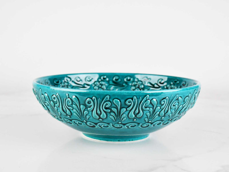 20 cm Turkish Bowls Turquoise Ceramic Sydney Grand Bazaar 