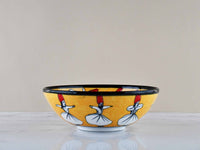 20 cm Turkish Bowls Whirling Dervish Yellow Ceramic Sydney Grand Bazaar 