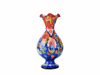 20 cm Turkish Ceramic Vase Flower Red Blue Ceramic Sydney Grand Bazaar 