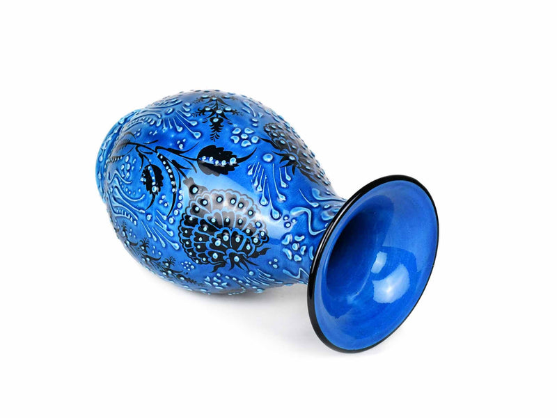 20 cm Turkish Ceramic Vase Turquoise Blue Ceramic Sydney Grand Bazaar 