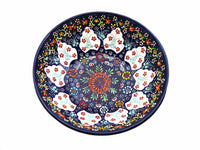 Blue Colour Large Salad Bowl Made in Turkey