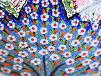 25 cm Turkish Bowl Flower Collection Blue Tree of Life Ceramic Sydney Grand Bazaar 