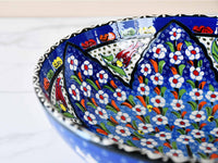 25 cm Turkish Bowl Flower Collection Blue Tree of Life Ceramic Sydney Grand Bazaar 