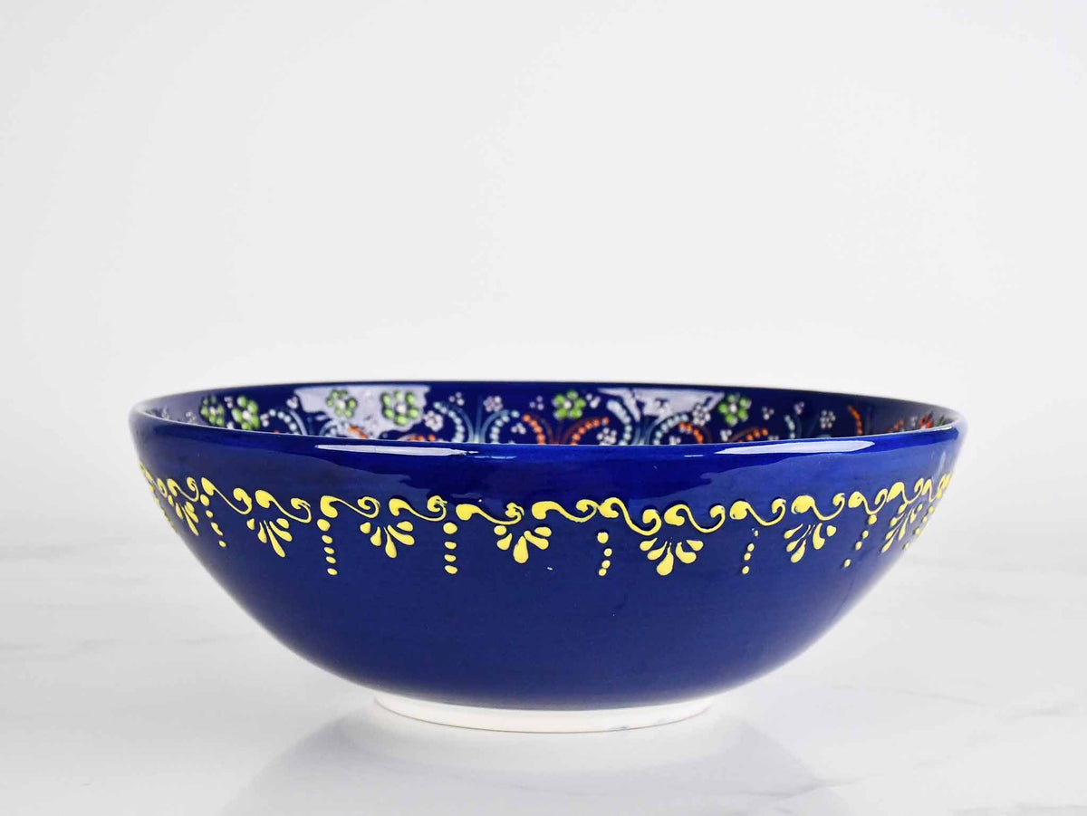 25 cm Turkish Bowls Dantel Collection Blue Design 3 Ceramic Sydney Grand Bazaar 