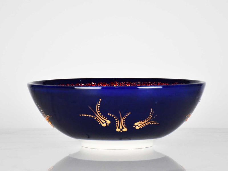 25 cm Turkish Bowls Dantel Collection Blue Design 6 Ceramic Sydney Grand Bazaar 