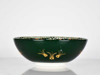 25 cm Turkish Bowls Dantel Collection Green Design 1 Ceramic Sydney Grand Bazaar 