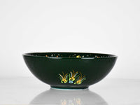 25 cm Turkish Bowls Dantel Collection Green Design 2 Ceramic Sydney Grand Bazaar 