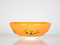 25 cm Turkish Bowls Dantel Collection Yellow Design 5 Ceramic Sydney Grand Bazaar 