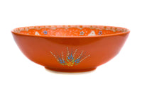 25 cm Turkish Bowls Dantel Orange 2 Ceramic Sydney Grand Bazaar 