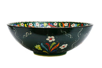 25 cm Turkish Bowls Flower Green Ceramic Sydney Grand Bazaar 