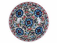 25 cm Turkish Ceramic Bowl Iznik Colorful Daisy Design 1 Ceramic Sydney Grand Bazaar 