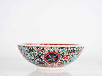 25 cm Turkish Ceramic Bowl Iznik Colorful Daisy Design 2 Ceramic Sydney Grand Bazaar 