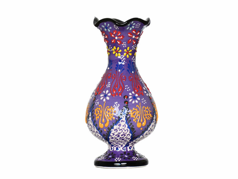 25 cm Turkish Ceramic Vase Dantel Purple Ceramic Sydney Grand Bazaar 