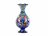 25 cm Turkish Ceramic Vase Flower Blue Ceramic Sydney Grand Bazaar 