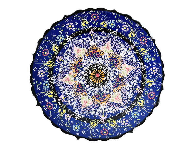 25 cm Turkish Plate Dantel Collection Blue Ceramic Sydney Grand Bazaar 2 