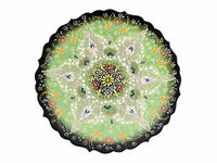 25 cm Turkish Plate Dantel Collection Light Green Ceramic Sydney Grand Bazaar 2 