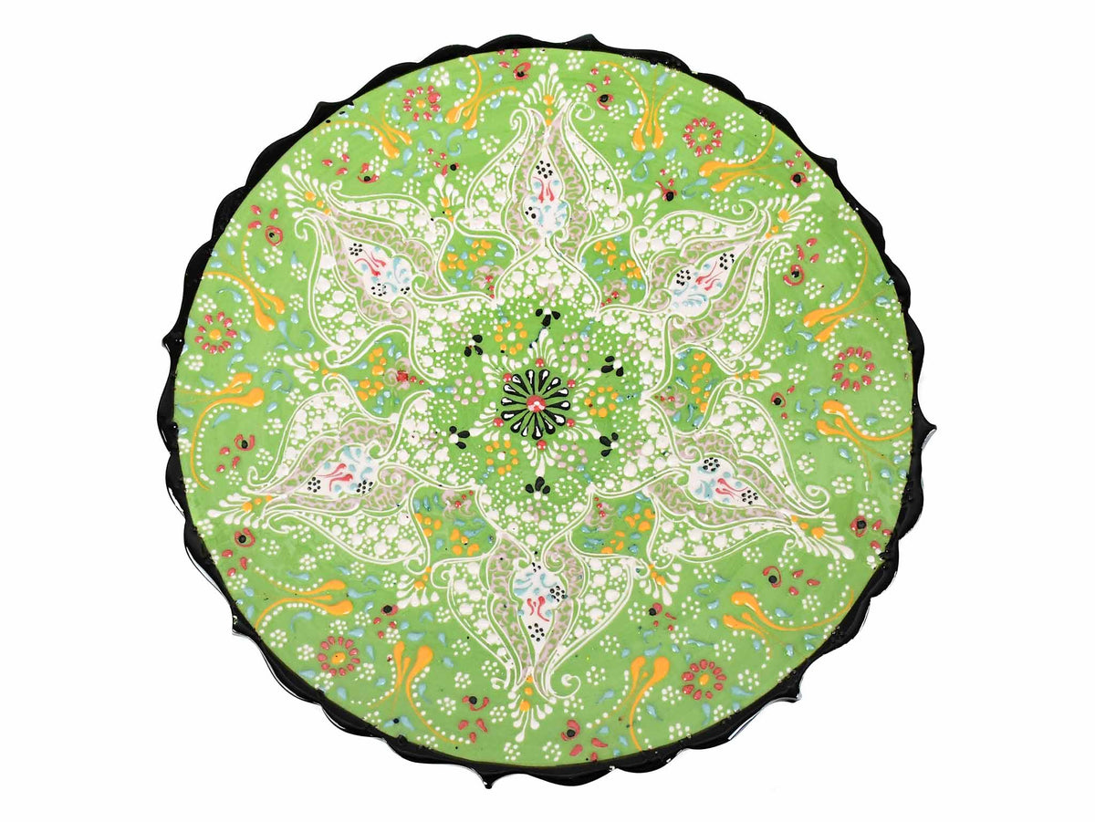 25 cm Turkish Plate Dantel Collection Light Green Ceramic Sydney Grand Bazaar 4 
