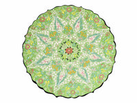 25 cm Turkish Plate Dantel Collection Light Green Ceramic Sydney Grand Bazaar 1 