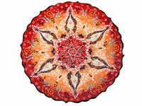 25 cm Turkish Plate Dantel Two Tone Red Ceramic Sydney Grand Bazaar 6 