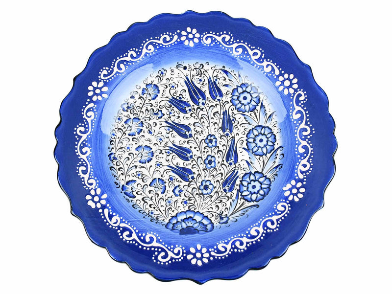 25 cm Turkish Plate New Millenium Collection Blue Ceramic Sydney Grand Bazaar 4 