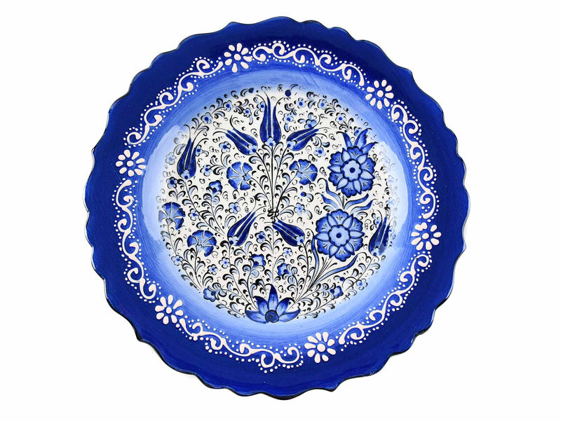 25 cm Turkish Plate New Millenium Collection Blue Ceramic Sydney Grand Bazaar 3 