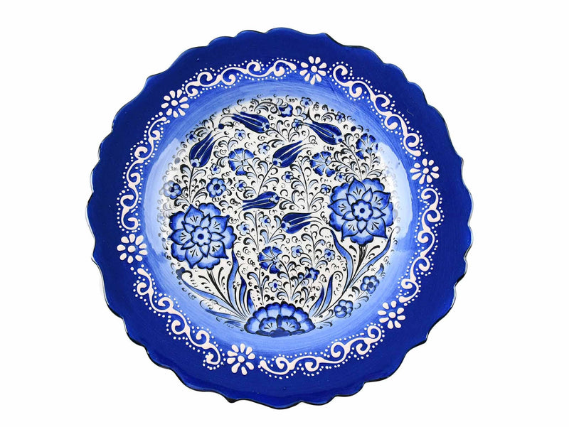 25 cm Turkish Plate New Millenium Collection Blue Ceramic Sydney Grand Bazaar 1 