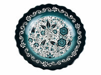 25 cm Turkish Plate New Millenium Collection Green Ceramic Sydney Grand Bazaar 2 