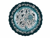 25 cm Turkish Plate New Millenium Collection Green Ceramic Sydney Grand Bazaar 4 