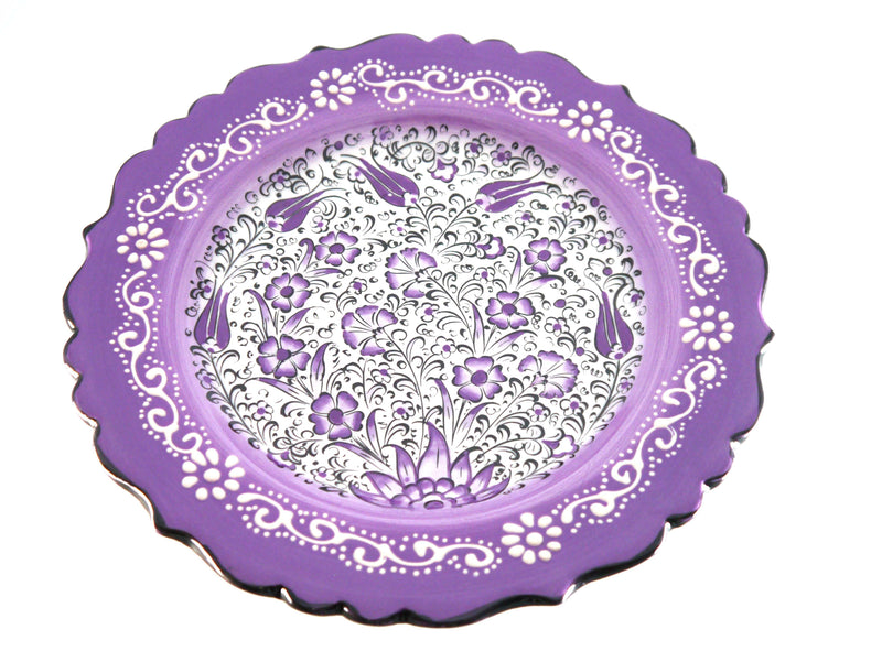 Handmade Turkish Plates Purple Colour