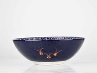 30 cm Turkish Bowl Dantel Collection Blue Design 1 Ceramic Sydney Grand Bazaar 
