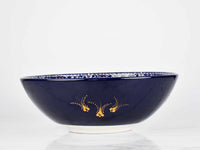 30 cm Turkish Bowl Dantel Collection Blue Design 2 Ceramic Sydney Grand Bazaar 
