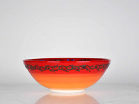 30 cm Turkish Bowl Dantel Collection Red Design 2 Ceramic Sydney Grand Bazaar 