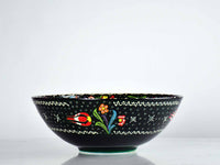 30 cm Turkish Bowls Flower Collection Green Design 1 Ceramic Sydney Grand Bazaar 