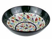 30 cm Turkish Bowls Millennium Collection Dark Green Design 2 Ceramic Sydney Grand Bazaar 