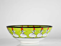 30 cm Turkish Ceramic Bowl Whirling Dervish Green Ceramic Sydney Grand Bazaar 