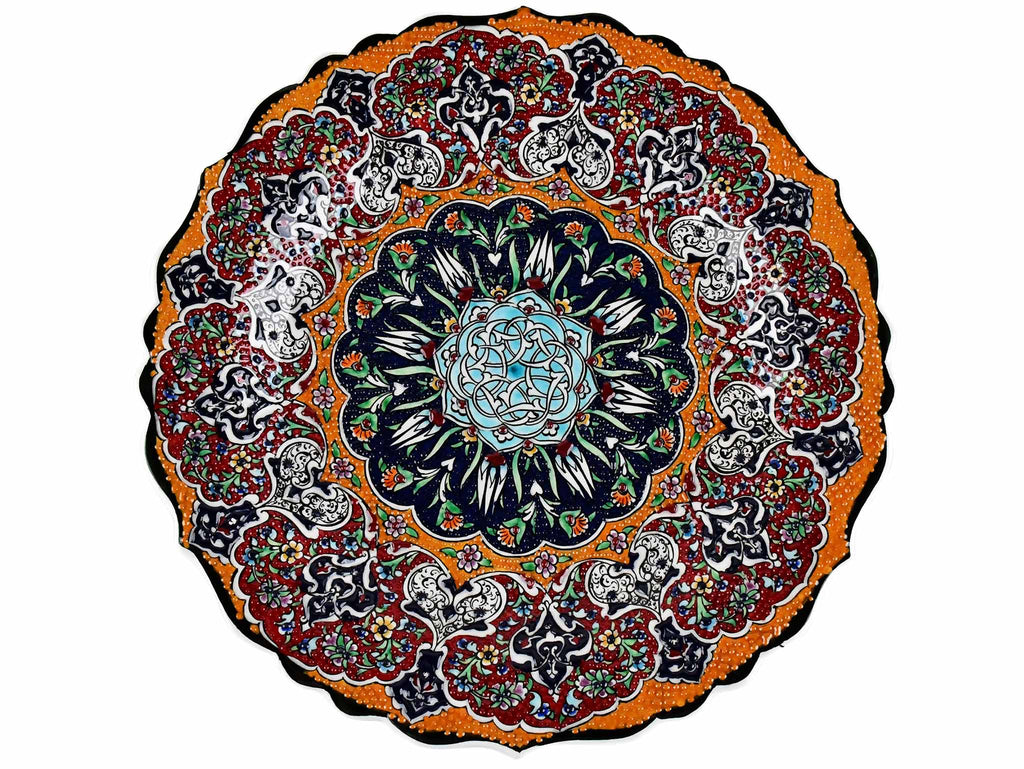 30 cm Turkish Ceramic Plate Ottoman Iznik Design 1 Ceramic Sydney Grand Bazaar 