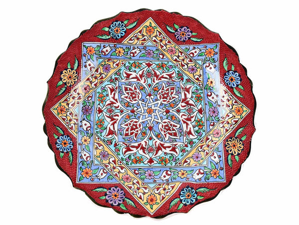 30 cm Turkish Ceramic Plate Ottoman Iznik Design 11 Ceramic Sydney Grand Bazaar 