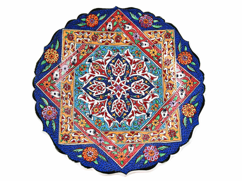 30 cm Turkish Ceramic Plate Ottoman Iznik Design 13 Ceramic Sydney Grand Bazaar 