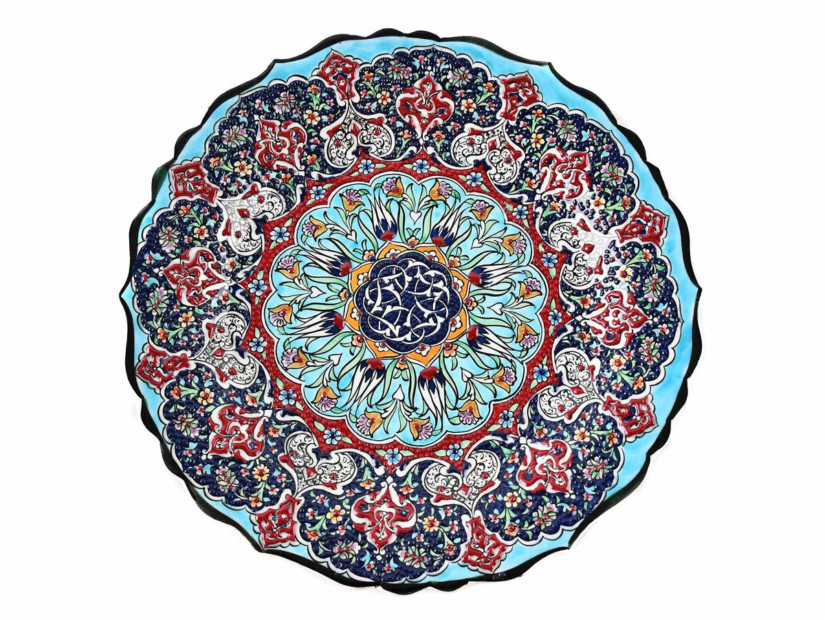 30 cm Turkish Ceramic Plate Ottoman Iznik Design 14 Ceramic Sydney Grand Bazaar 