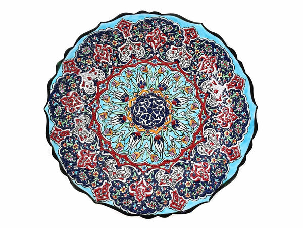 30 cm Turkish Ceramic Plate Ottoman Iznik Design 14 Ceramic Sydney Grand Bazaar 